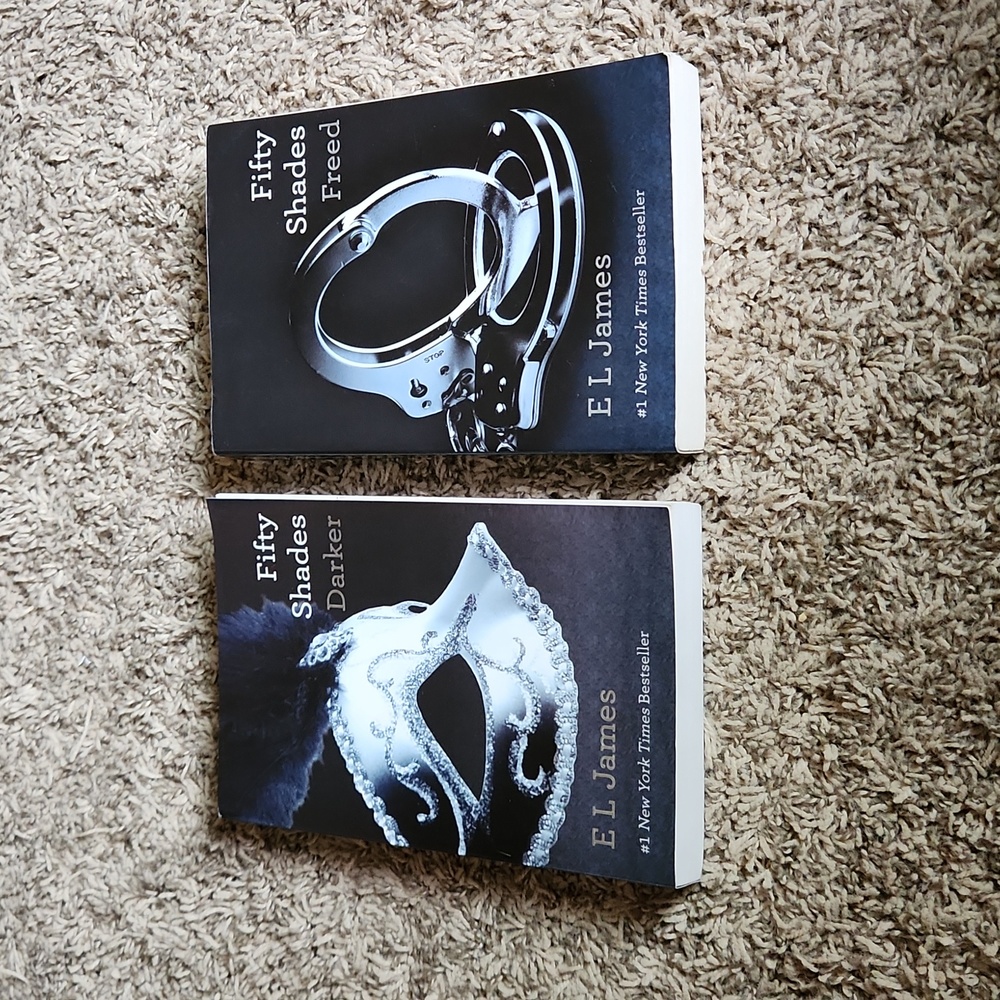 Fifty Shades of Grey, Fifty Shades Darker and Freed Books